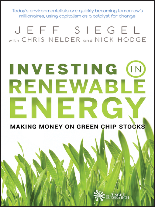 Title details for Investing in Renewable Energy by Jeff Siegel - Wait list